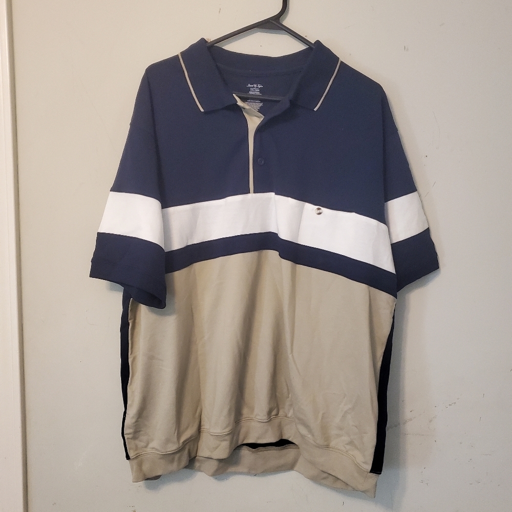 Mens David Taylor Collection Polo Shirt Sz 2XL